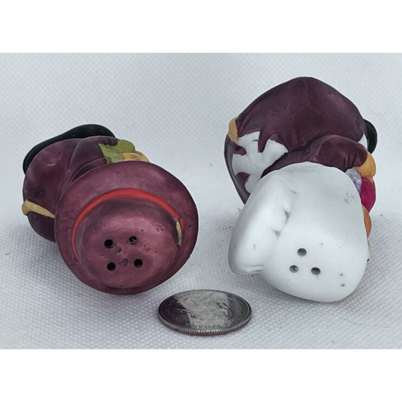1980 Russ Berrie Co Pilgrim Holiday Spice Squirrel Salt & Pepper Shakers Vintage - Picture 5 of 7